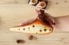 TNG Ocarina [AltoCAC  12-Hole  Emerald  Kiln-Change Glaze] High-Quality Ocarina for Tube Play (Includes Strap) Glazed Finish with Ocean Wave Pattern