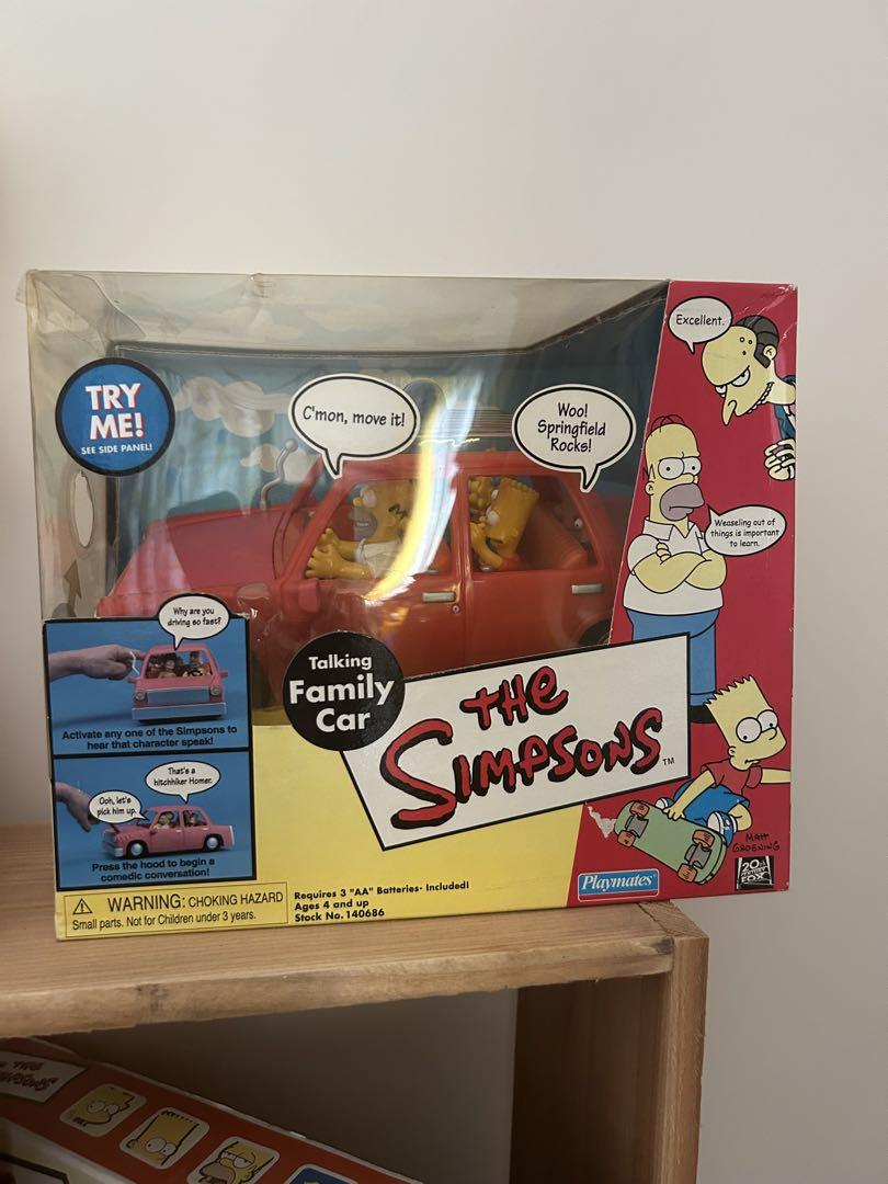 

[USED] Rare Simpsons figure family car