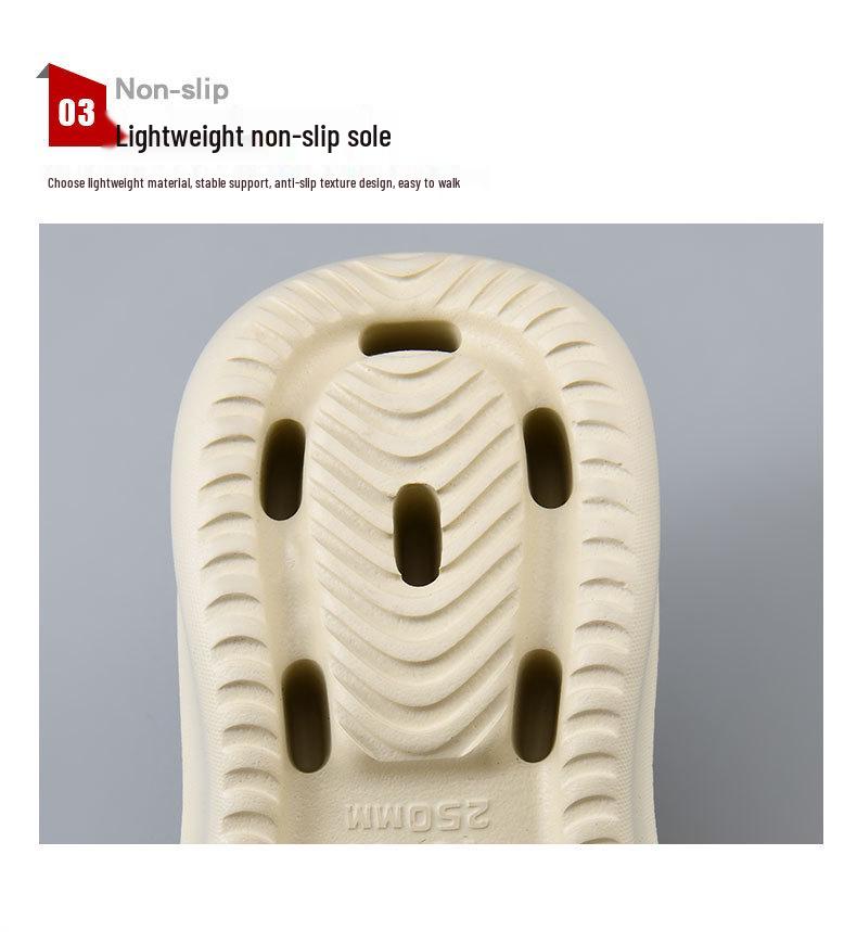 Men's Plus Size Beach Sandals 44-45: Thick-Soled, Height-Boost, Comfort Slip-Ons