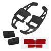2PCS Car Shift Paddle Extender Aluminum Alloy Paddle Shifter For Chevy Cruze Malibu XL Double-Sided Adhesive Steering Wheel Decor Trim Cover