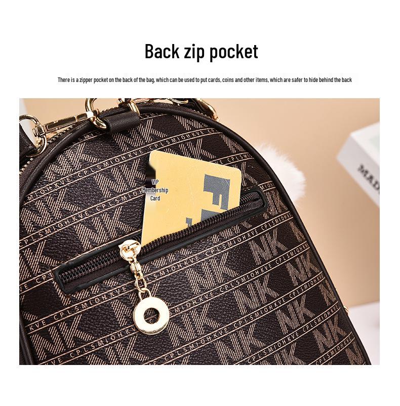 Women's 2025 Large Capacity PVC Fashion Backpack - Versatile Casual Schoolbag