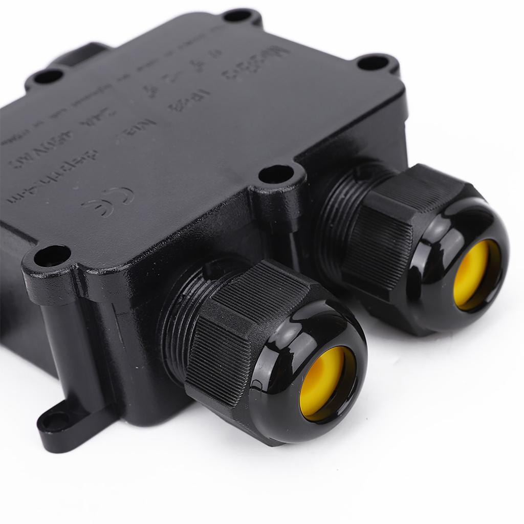 Junction Box Plastic Junction Box Plastic Waterproof Junction Box M686 Outdoor Cable 4-Way H Type Electrical Junction Box IP68