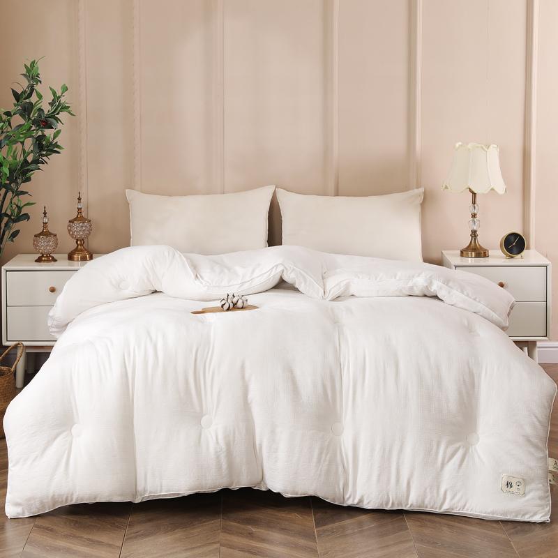 

2025 new jacquard soybean fiber quilt thickened to keep warm winter quilt spring and autumn quilt core dormitory home 150x200cm 2kg бежевий