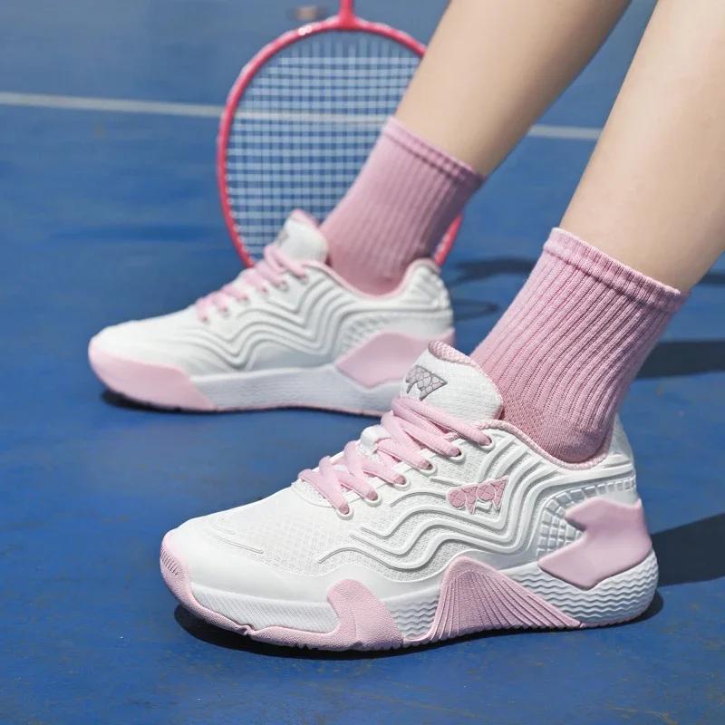 New Casual Badminton Shoes Breathable and Non-slip Men's and Women's Lightweight Table Tennis Sports Shoes Tennis Training Shoes