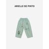 French Arielle De Pinto Girl Pants Graffiti Cartoon Cute Panda Cotton Straight-leg Casual Pants
