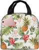 Hawaiian Hibiscus Flower Lunch Bag For Women Men Kids Lunch Box Insulated Lunch Container Tote Bag for Office Work School Picnic