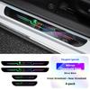 Car decorative laser door sill protection sticker is suitable for Peugeot 206 207 208 301 307 308 406 407 408 508 YYY 607 2008 3008