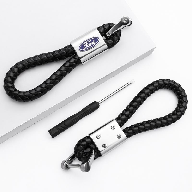 PZXL7 For Ford Focus Mustang Kuga Mondeo Fiesta Ranger Explorer 3D Metal Car Styling Keychain Key Chain Key Rings Pendant Accessories