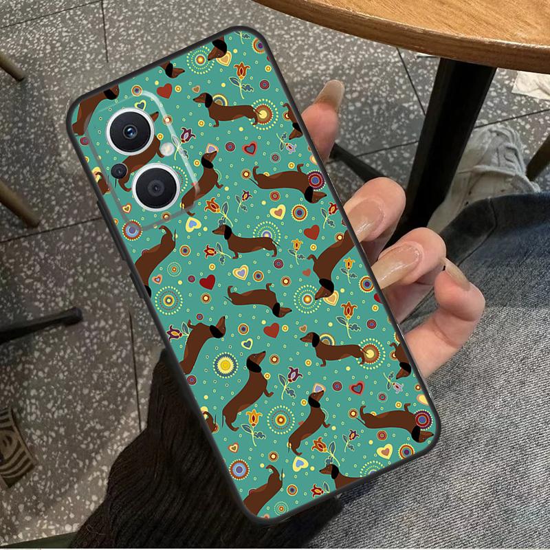 Dachshund Dog Funda For OPPO Reno 8T 2Z 4Z 5Z 10 4 5 6 7 8 Lite OPPO Find X2 X3 Neo X6 Pro X5 Lite Case