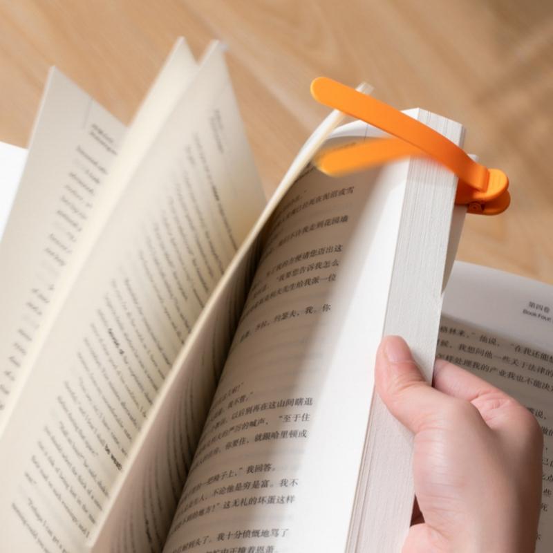 3Pcs Silicone Bookmark Automatically Follows Page Flipping Student Bookmarks Office Stationery Home Office School Supplies