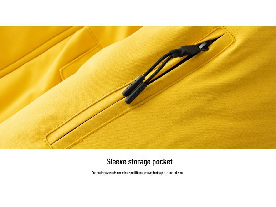 Conjunto de Fato de Esqui Infantil Impermeável e À Prova de Vento - Roupa de Inverno Quente e Moderna para Meninos e Meninas