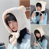 Warm Windproof Plush Bear Ear Hat Beanies Caps Winter Hats Earflap Earmuff