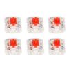 10Pcs Mechanical Keyboard Switch Red Switch Alloy Touch Spot Durable Keyboard Switches with Puller