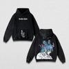 Anime Jujutsu Kaisen Hajime Kashimo Print Hooded Men Women Hoodies Cotton Pullover Retro Washed Sweatshirt Harajuku Streetwear