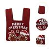 Christmas Wristlet Bag Cute Women Wrist Knotted for Valentines Party