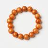 Peach Wood Buddhist Bead Bracelet: Men's and Women's Amulet with Cinnabar Rosary Beads