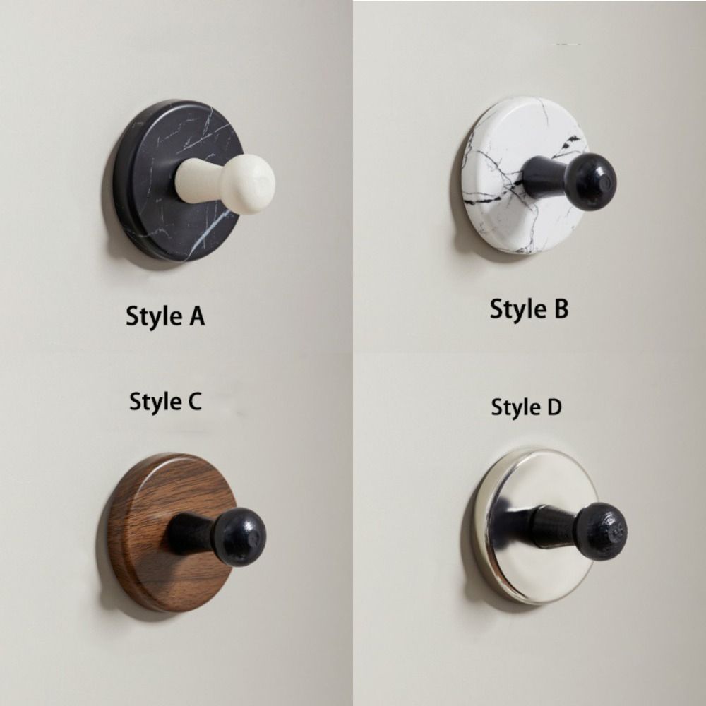 Stable Wall Coat Rack Removable Clothes Hanger Multifunctional Key Hook  Closet