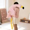 Large Pink Flamingo Throw Pillow Plush Toy Doll Bird Doll Girl Sleeping Pinch Legs Soothing Rag Doll