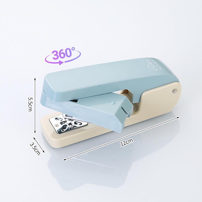 360° Rotatable Stapler: Ideal for Home, School, or Office Use, with Labor-Saving Large Capacity