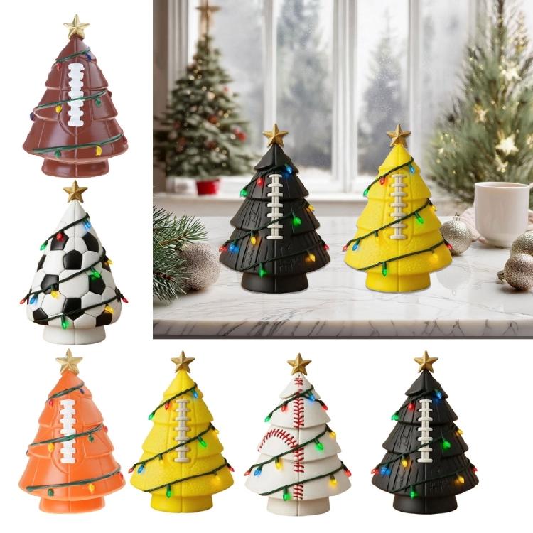 Football Inspires Festival Tree Ornament Resin Craft Home Party Gift Christmas Accessories Holiday Accessory