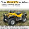 M MATI Left & Right Tie Rod Ends Kit for Honda Foreman 450 TRX450FE TRX450FM 1998-2004 53521-HN0-A00 53157-HM5-A11 53158-HP0-A01