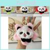 Fofo Desenho Animado Panda Brinquedo de Pelúcia Chaveiro de Pelúcia Curta Presente para Crianças Animal de Pelúcia Encanto
