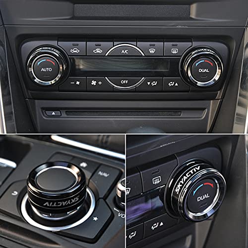 

[Аксессуары] Mazda CX-5 KF Совместимая Крышка переключателя кондиционера Внутренняя отделка Аксессуар 3 шт. [Черный] MZ147 чёрный