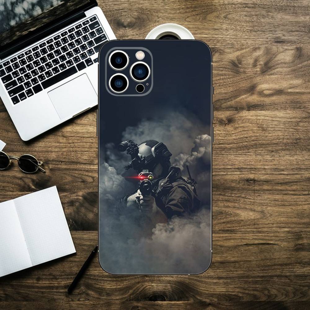 

PRF Police S-SEAL Team Phone Case For iPhone 16,15,14,13,12,11,XS,XR,X,8,7,Pro,Max,Plus,mini Silicone Black Cover iPhone15plus