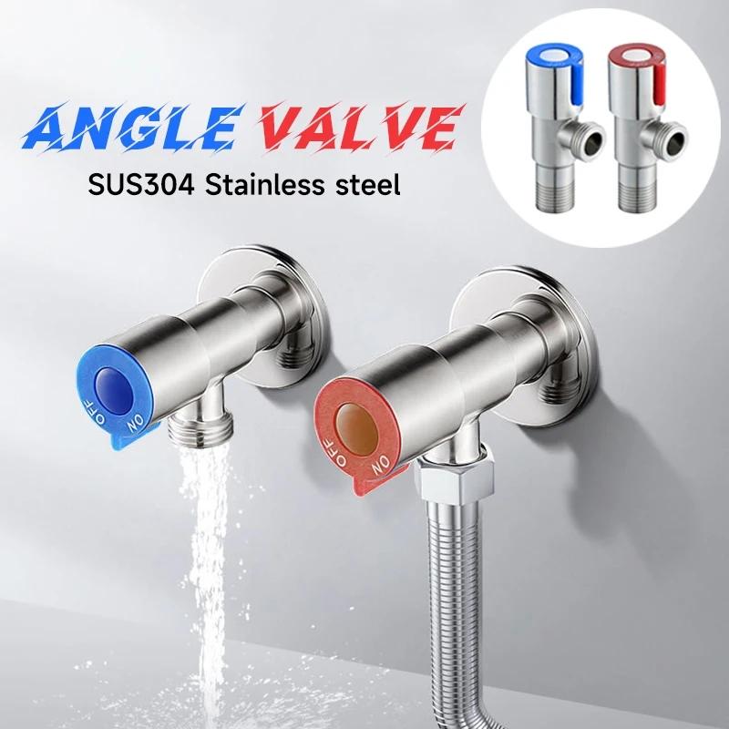 Edelstahl Eckventil WC Wasserabsperrventil Wasserhahnventile für Badezimmer Küchen Balkone WC Zubehör