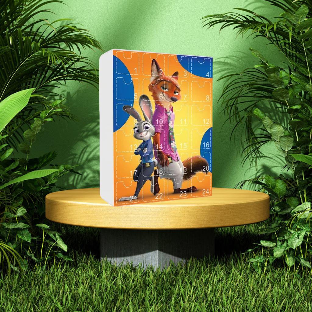 Adventní kalendář obsahuje 24 adventních kalendářů, odpočítávací kalendář a překvapivá sběratelská předměty.