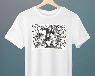 Los Siete Vicios, The Seven Vices, José Guadalupe Posada, Unisex T-Shirt, Art T-Shirt