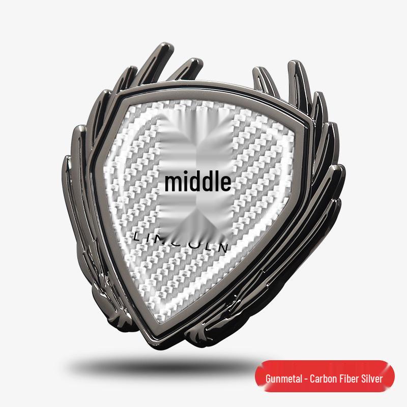 Lincoln Adventure MKC Aviator MKT Body Side Window Metal Badge Logo Sticker