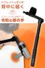 ELECOM Refresh Gun Universal Foldable Storage and Easy To Attach and Reiwa Style Arm, Portable, Remove, Backpack, Black, HCR-MGNTABK