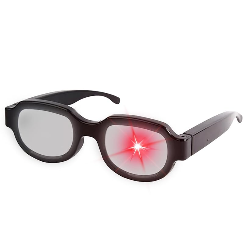 

[Wovzoe] Luminous LED glasses glowing glasses Great search criminal tracking glasses thinking glasses Cosplay cosplay tools birthday props party