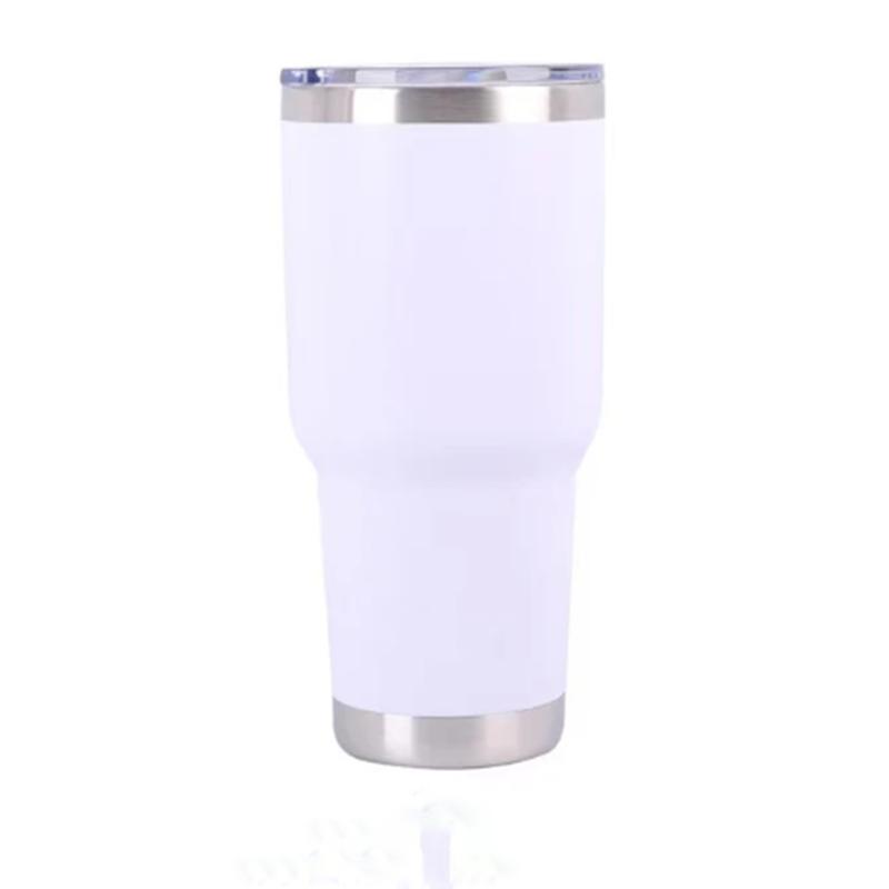 With Logo  30oz Wine Tumblers Cups with Seal Lids 304 Stainless Steel Large Capacity Tumbler Vacuum Insulated Travel Coffee Mugs