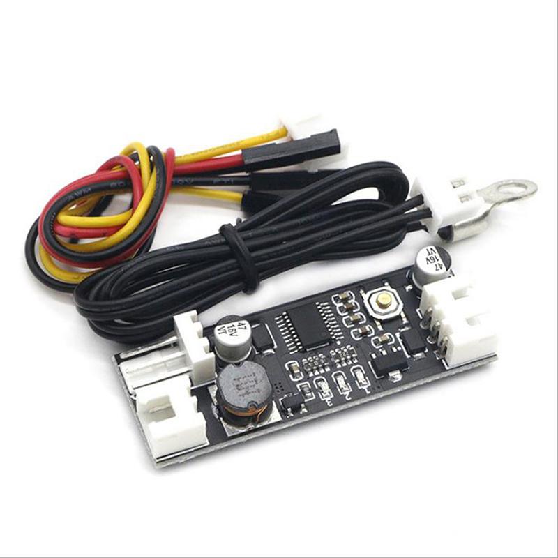 0.8A 12V Pwm 3 Wire Fan Temperature Speed Controller Governor For Pc Fan