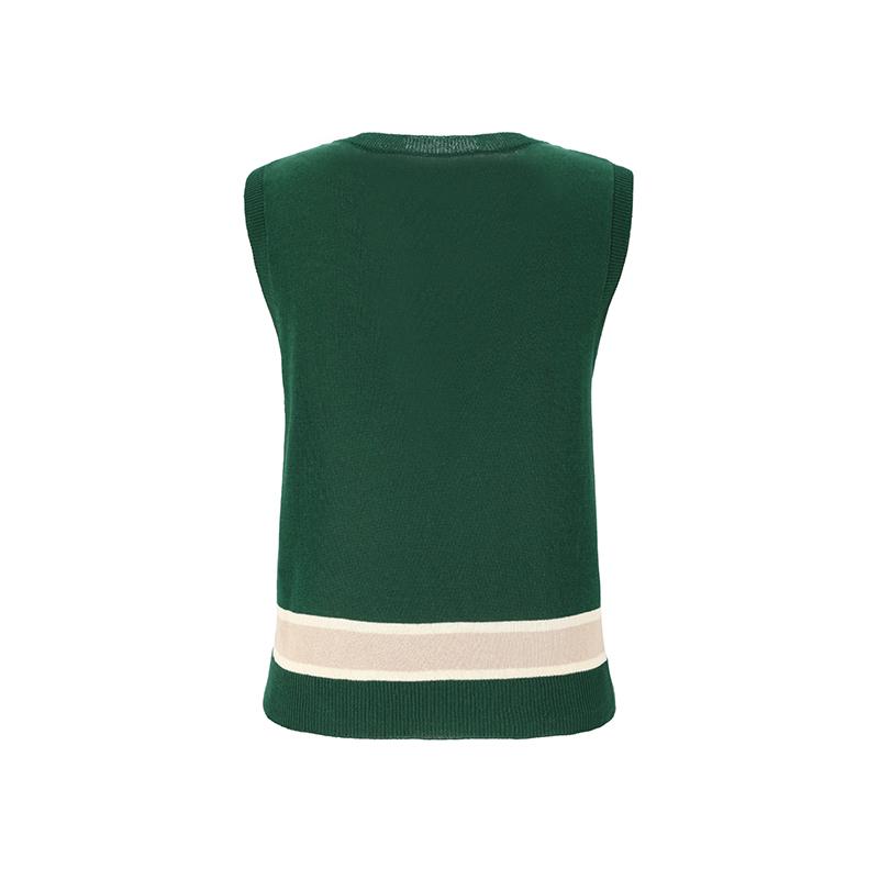 SOUP Contrast Hem Sleeveless Knit (Oy5Skt4)