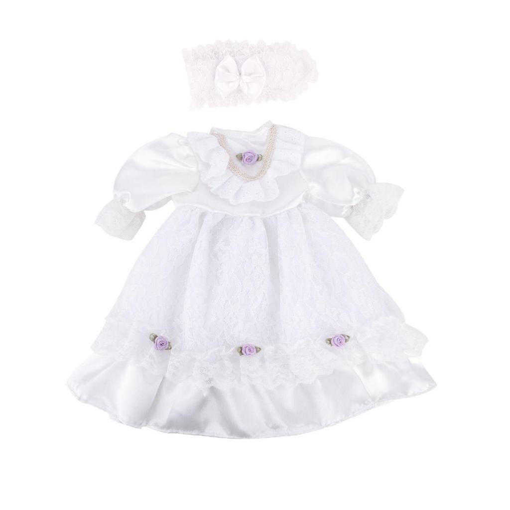 Lace Dress & Headband Set for 47cm Dolls - Hot Selling Doll Clothes & Accessories