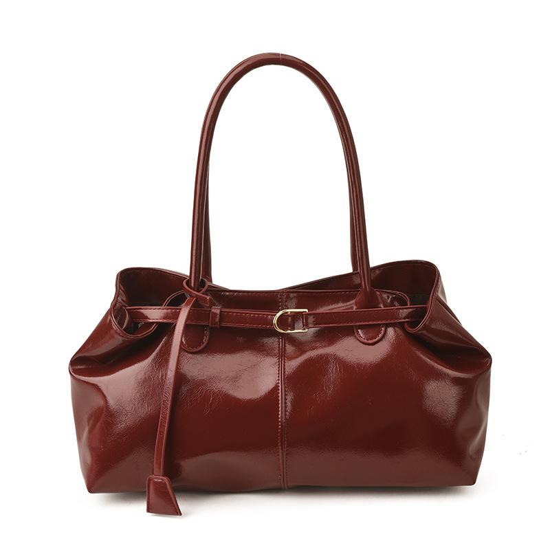 Large-capacity Women's Tote Bag, Stylish, Casual, Simple and Retro Shoulder Bag with A Single Strap