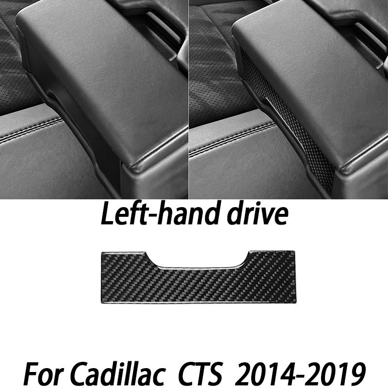 Carbon Fiber Car Interior Accessories Center Console Panel Door Handle Gear Shift Decorative Stickers For Cadillac CTS 2014-