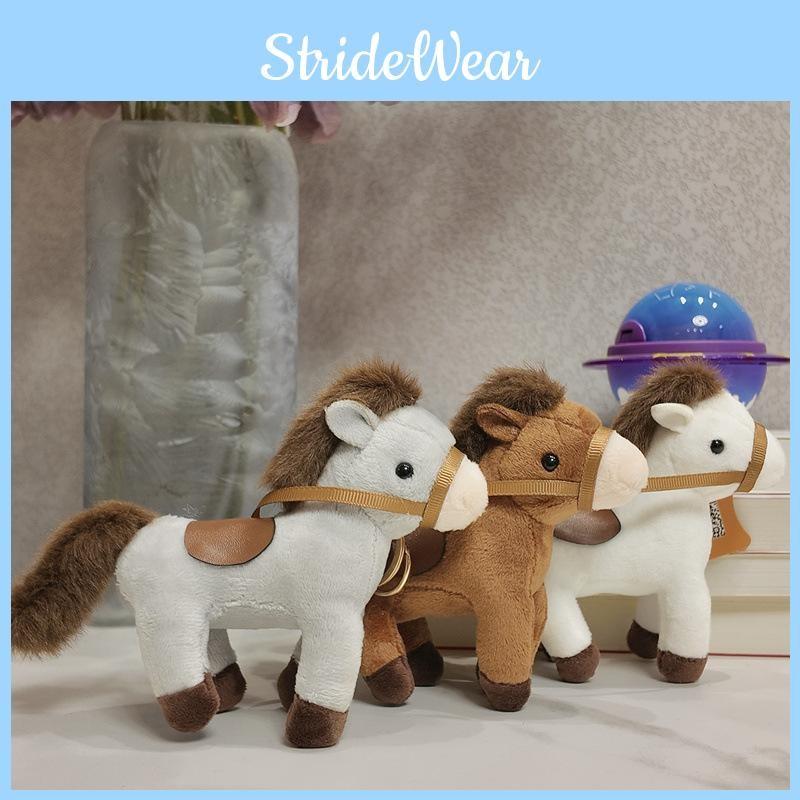 Plush Simulated Pony Toy Backpack Pendant Soft Filled Doll Children Gift Holiday