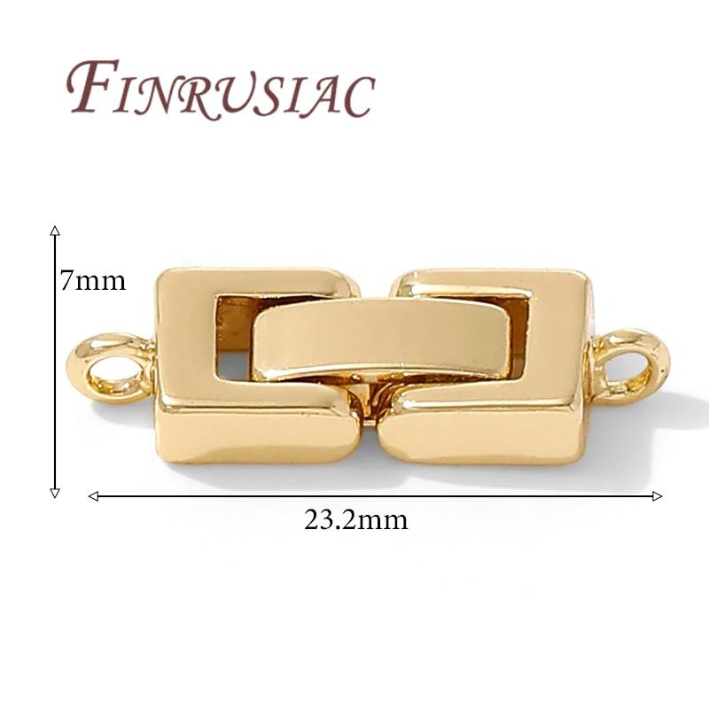 18K Gold Plated Connector Verschlüsse Für Perlenarmband Halskette Herstellung,Perlen Endkappen Befestigungsverschlüsse DIY Handgemachter Schmuck Zubehör