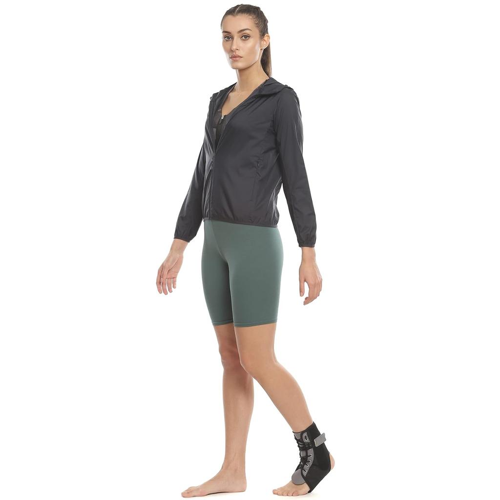 Romsons Ankle Wrap With Hook Loop Closure Support Compression, Ankle Injury And Sprain For Men & Women - Large Size