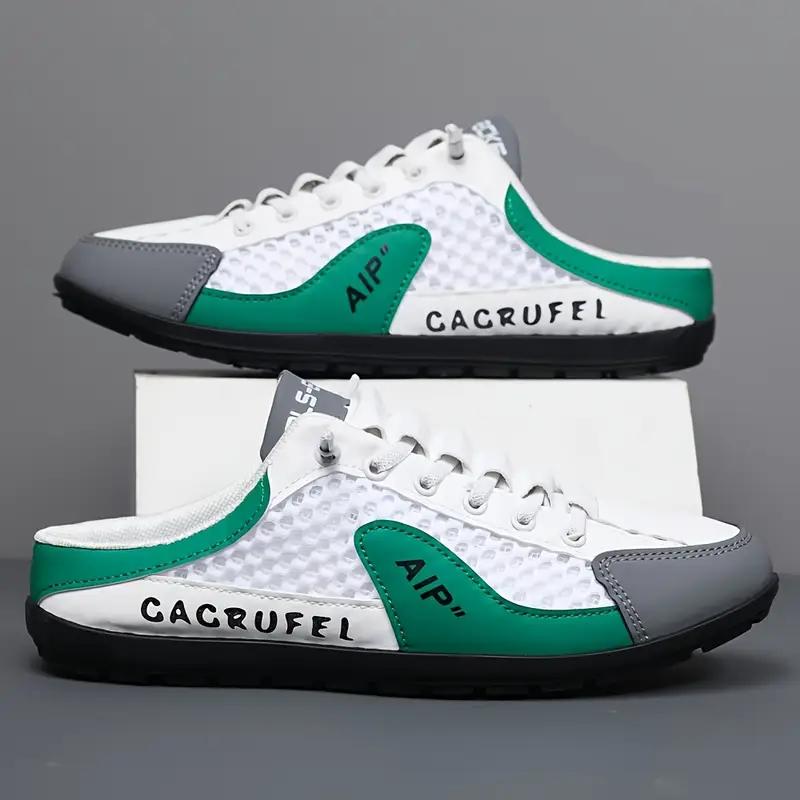 Men's Summer Mesh Slip-On Casual Fashion Shoes - Lightweight, Breathable, All-Match Slippers