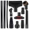 12Pcs Universal Vacuum Attachments Kits Wet Dry Plastic Vacuum Hose Adapter Vacuum Accessory Easy To Installation