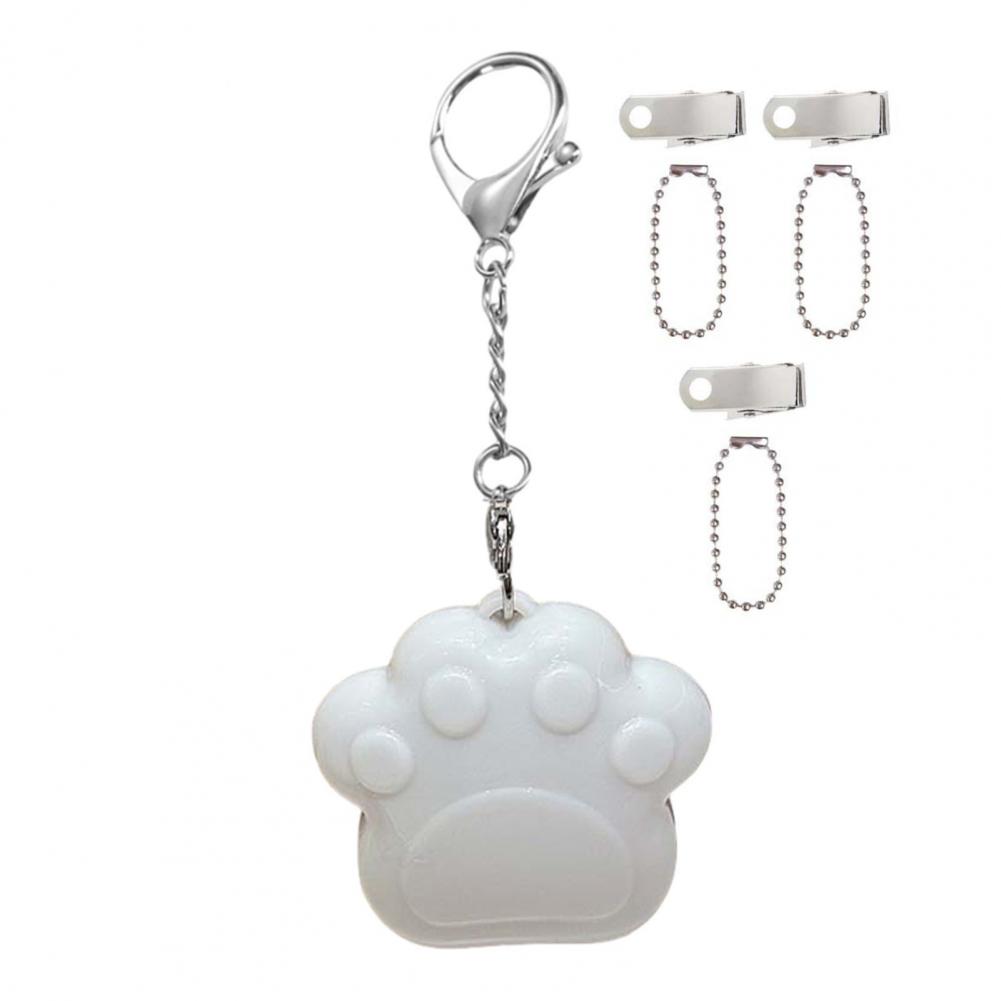Lightweight Purse Light Keychain Led Light Rechargeable Led Purse Light with Touch Sensor Ultra-thin Keychain Pendant Cat Paw