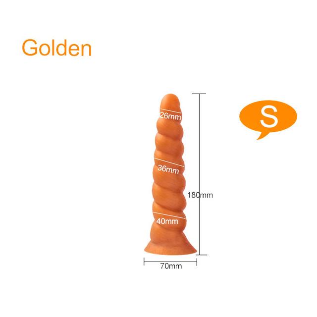 Anal Plug with Suction Cup Butt Plug Realistic Dildo Soft Liquid Silicone Vaginal Prostate Massage Stimulation for Men and Women