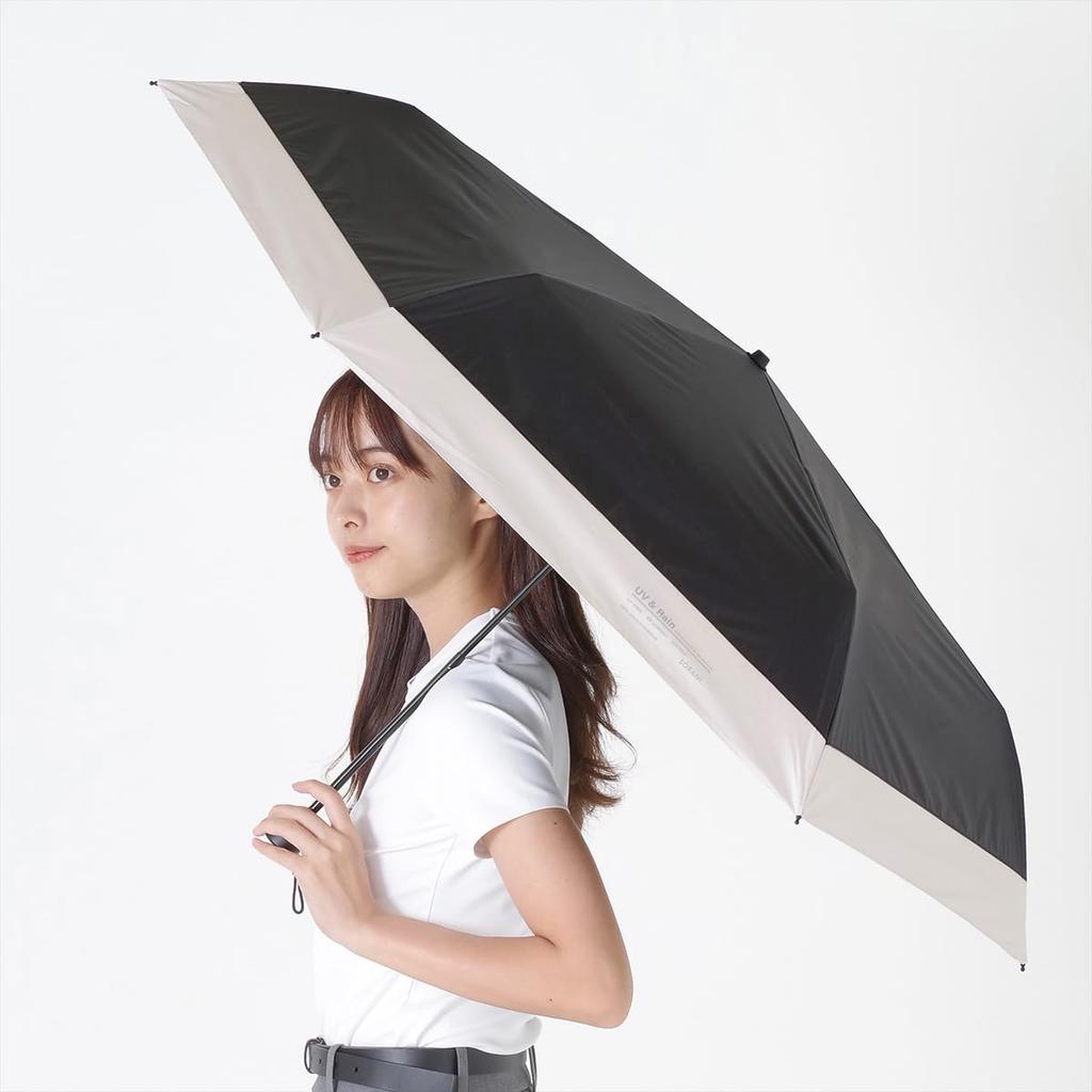 Nifty Colors Folding Solani Bicolor Mini 5196SX Umbrella, Light-Blocking 60,