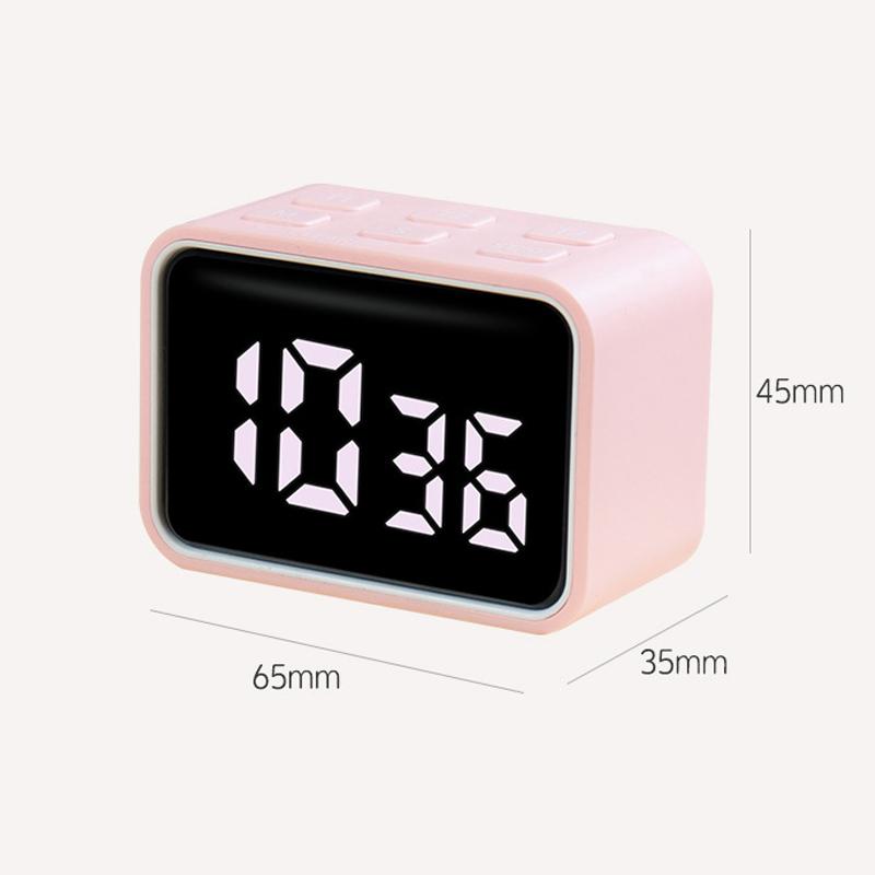 Mini Digital Kitchen Timer LED Visual Timer for Study Cooking Positive Countdown Alarm 3 Preset Time Home Charging Kitchen Timer