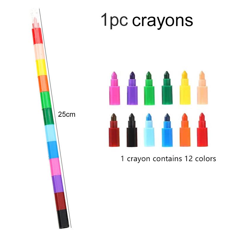 1~5pack Drawing Pen Crayon Marker Ball-point Pen Multiple Colors Suitable for Paper Non-woven Canvas Painting School Supply TMZ